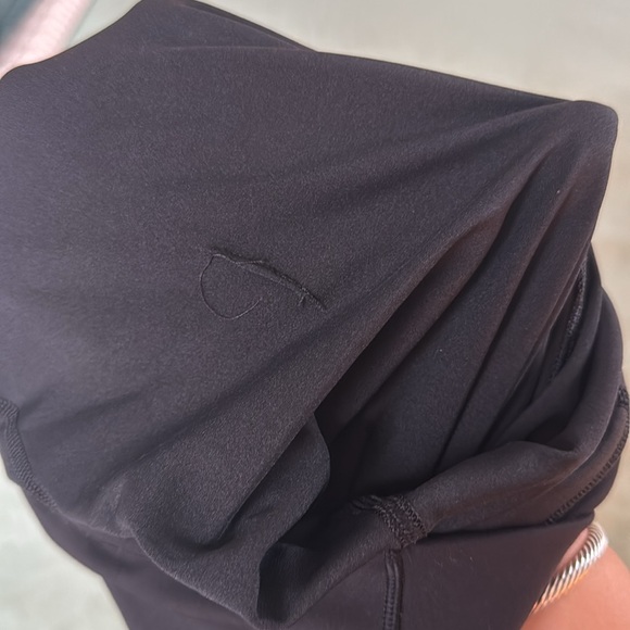 Lululemon In Movement Everlux Tights Black Size 4 with repair - Picture 5 of 7